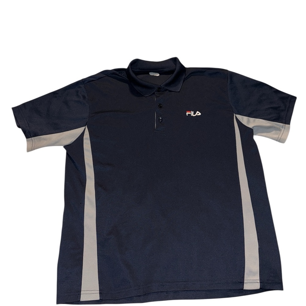 FILA Men's Dark Blue Polo Shirt - Picture 2 of 3